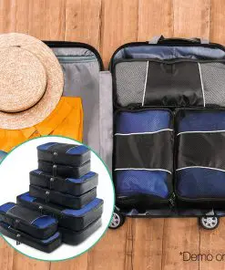 Wanderlite 8 Piece Luggage Organiser Travel Bags