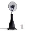 Devanti Portable Misting Fan with Remote Control – Black