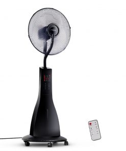 Devanti Portable Misting Fan with Remote Control - Black