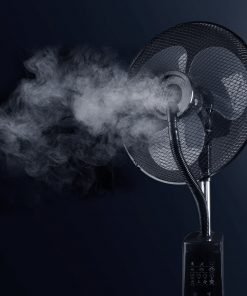 Devanti Portable Misting Fan with Remote Control - Black