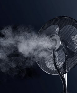 Devanti Portable Misting Fan with Remote Control - White