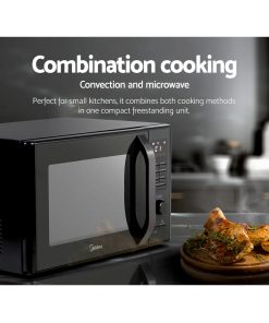 Midea 30L 2300W Electric Grill Convection Microwave Oven Benchtop Black