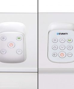 Devanti Portable Air Conditioner Mobile Fan Cooler Dehumidifier 22000BTU