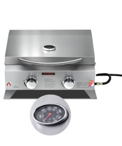 Grillz Portable 2 Burner Gas BBQ