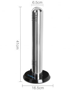 Stainless Steel Plasma Ioniser Tower - Silver