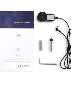 Stainless Steel Plasma Ioniser Tower - Silver