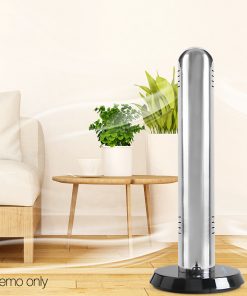 Stainless Steel Plasma Ioniser Tower - Silver