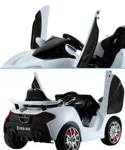 Rigo Kids Ride On Car - White