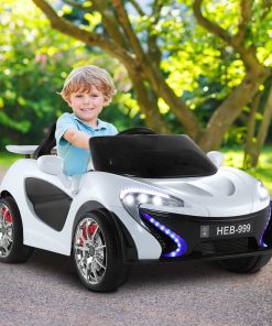 Rigo Kids Ride On Car - White