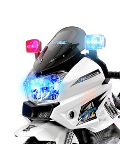 Rigo Kids Ride On Motorbike Motorcycle Car White