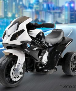 Kids Ride On Motorbike BMW Licensed S1000RR Motorcycle Car Black
