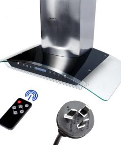 DEVANTI Commercial Rangehood Range Hood Stainless Steel Kitchen Canopy 90cm 900mm