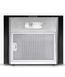 DEVANTi Rangehood 900mm Stainless Steel Curved Glass Wall Mount Range Hood