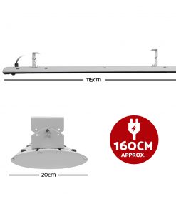 Devanti 2400 Electric Infrared Radiant Strip Panel Heater Bar Remote Control