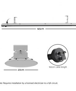 Devanti 3200 Electric Infrared Radiant Strip Panel Heater Bar Remote Control