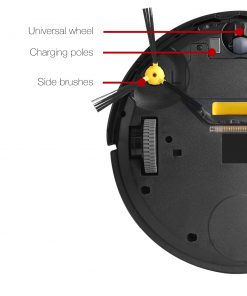 Devanti 4 Mode Robotic Vacuum Cleaner - Charcoal