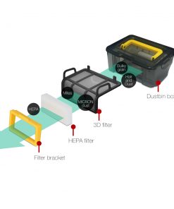 Devanti 4 Mode Robotic Vacuum Cleaner - Charcoal