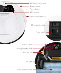Devanti Automatic Robotic Vacuum Cleaner