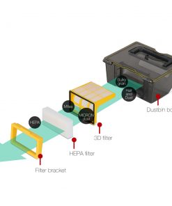 Devanti Robotic Vacuum Cleaner - Black & Grey