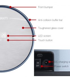 Devanti 4 Mode Robotic Vacuum Cleaner - Silver & Blue