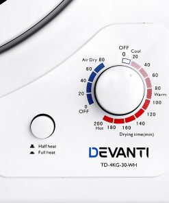 Devanti 4kg Tumble Dryer Machine