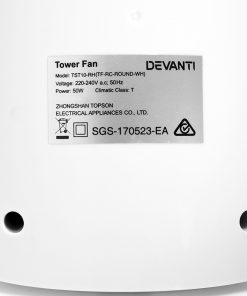 Devanti Portable Tower Fan - White