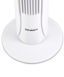 Devanti Portable Tower Fan - White