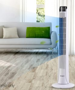 Devanti Portable Tower Fan - White