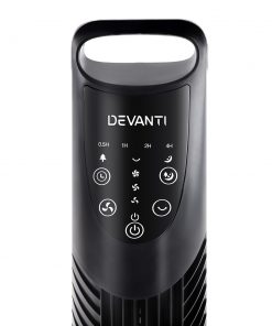 Devanti Portable Cross Flow Tower Fan - Black