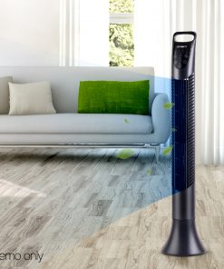 Devanti Portable Cross Flow Tower Fan - Black