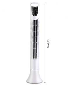Devanti Portable Cross Flow Tower Fan - White