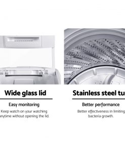 Devanti 7kg Top Load Washing Machine