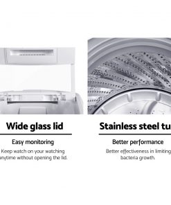 Devanti 8.5kg Top Load Washing Machine