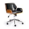 Wooden & PU Leather Office Chair Plaza Task Chair Wooden & PU Leather Office Chair Plaza Task Chair