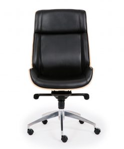 Wooden & PU Leather Desk / Computer / Office Chair / Rialto Executive Chair - Grey
