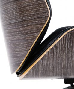 Wooden & PU Leather Desk / Computer / Office Chair / Rialto Executive Chair - Grey