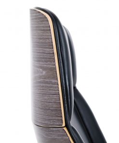 Wooden & PU Leather Desk / Computer / Office Chair / Rialto Executive Chair - Grey