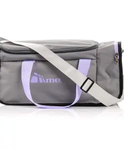 20L Foldable Gym Bag (Grey / Violet)