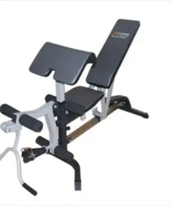 FID Flat Incline Decline Bench Press w/ Leg Extension