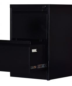 2-Drawer Shelf Office Gym Filing Storage Locker Cabinet