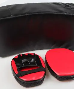 Kicking Boxing Sparring Shield & Punching Pad Mitts Combo