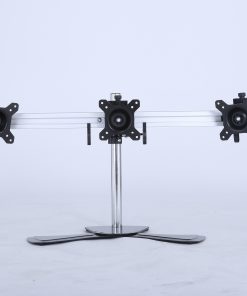 Triple Tilt LCD Monitor Mount Freestanding Desktop Stand