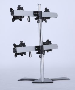 Quad/4/Four XL LCD Monitor Desktop Freestanding Mount Stand