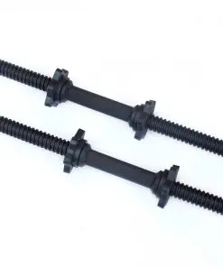 45cm - 1 Pair Dumbbell Bar 25mm Diameter - PVC Coated Dumbell Handle