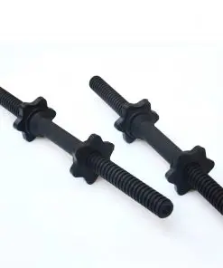 45cm - 1 Pair Dumbbell Bar 25mm Diameter - PVC Coated Dumbell Handle