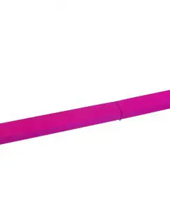 2.45m (8FT) Gymnastics Folding Balance Beam Pink Synthetic Suede