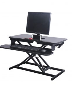 Height Adjustable Standing Desk Riser Sit Stand Desktop Office Computer