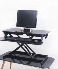 Height Adjustable Standing Desk Riser Sit Stand Desktop Office Computer