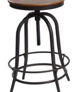 Adjustable Swivel Industrial Bar Stool