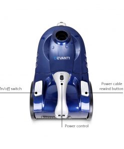 Devanti 2800W Bagless Vacuum - Blue